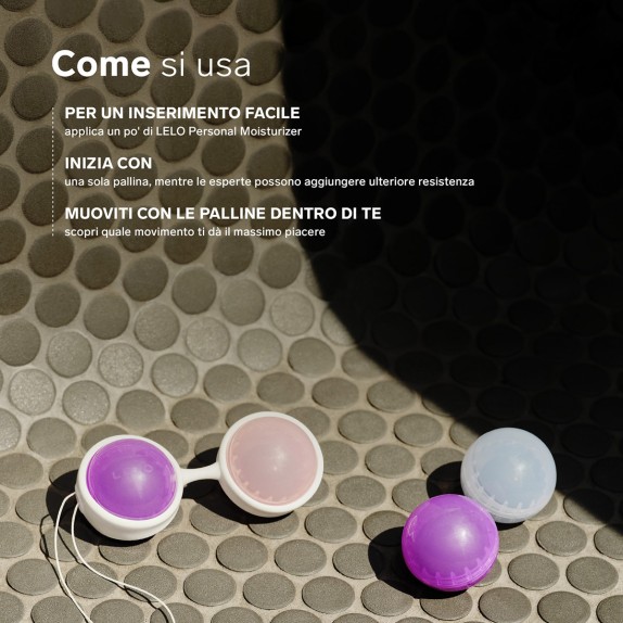 LELO LUNA BEADS GRANDI 4 PALLINE VAGINALI