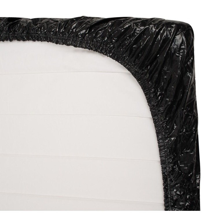 LENZUOLO IMPERMEABILE NERO CON ANGOLI 220*220 2
