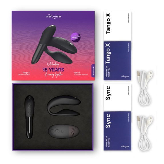 WE VIBE SYNC 2 & TANGO X EDIZIONE LIMITATA 15 ANNI COFANETTO REGALO