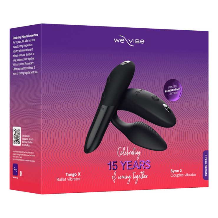 WE VIBE SYNC 2 & TANGO X EDIZIONE LIMITATA 15 ANNI...