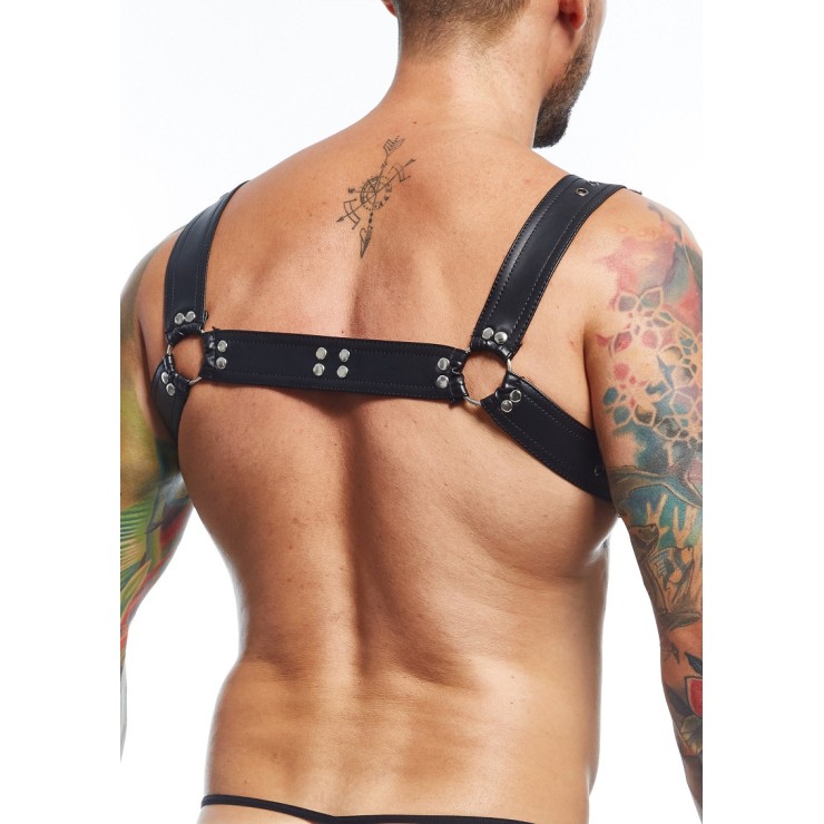 HARNESS SEXY PER UOMO IN ECOPELLE REGOLABILE CON ANELLO... 2