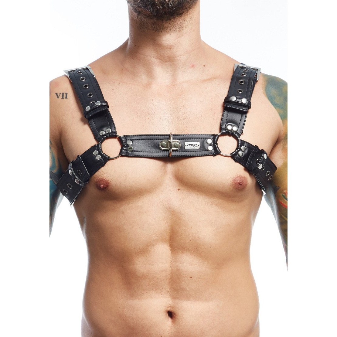 HARNESS SEXY PER UOMO IN ECOPELLE REGOLABILE...