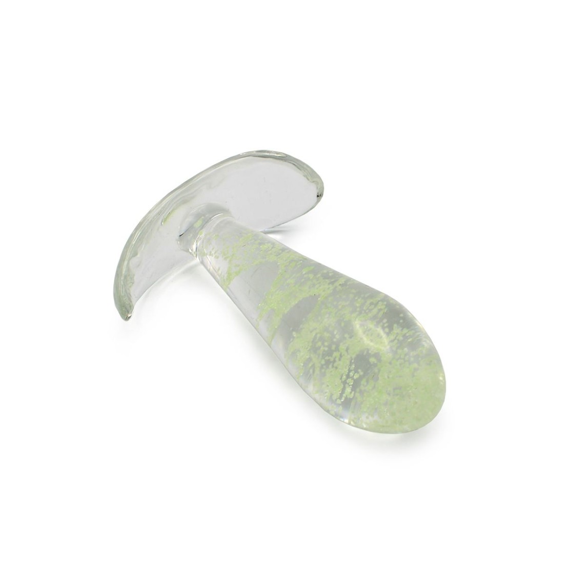 PLUGA ANALE IN VETRO SEX TOY UNISEX GLOW IN THE...