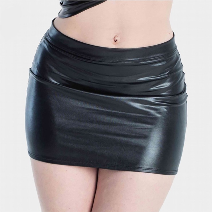 MINI GONNA SEXY PER DONNA CON SEDERE SCOPERTO IN SPANDEX... 2
