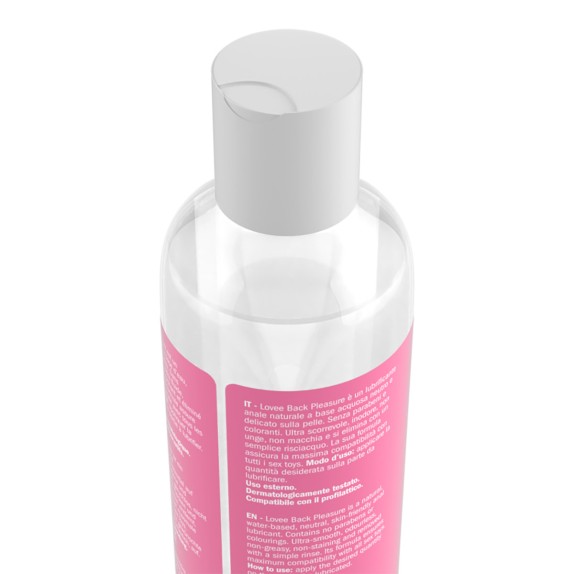 LUBRIFICANTE ANALE A BASE D'ACQUA NATURALE 150 ML BACK PLEASURE