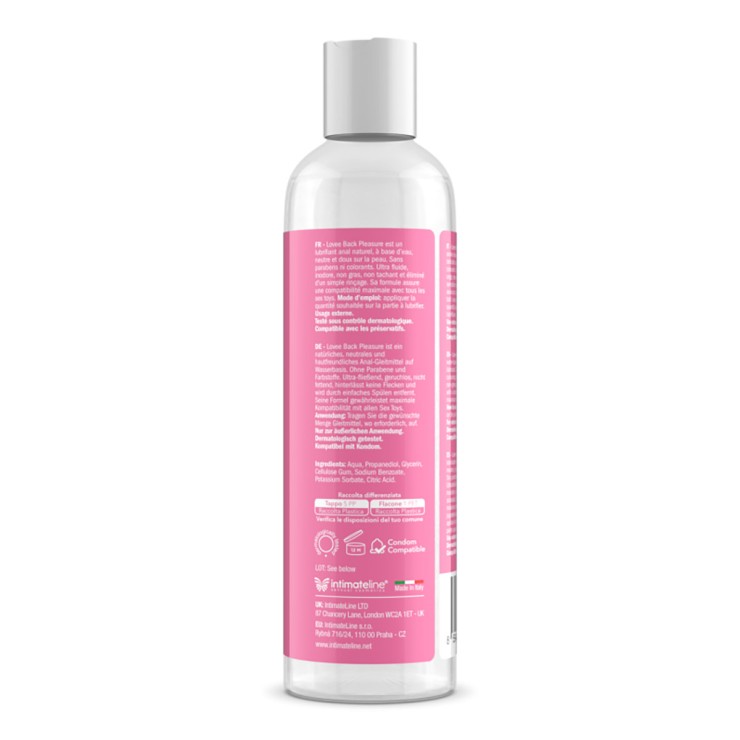 LUBRIFICANTE ANALE A BASE D'ACQUA NATURALE BACK PLEASURE 2