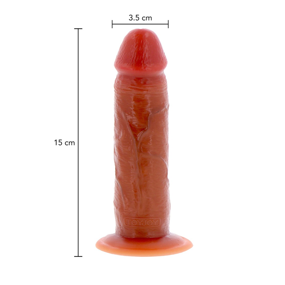 FALLO DILDO REALISTICO CON PREPUZIO MOBILE 15...
