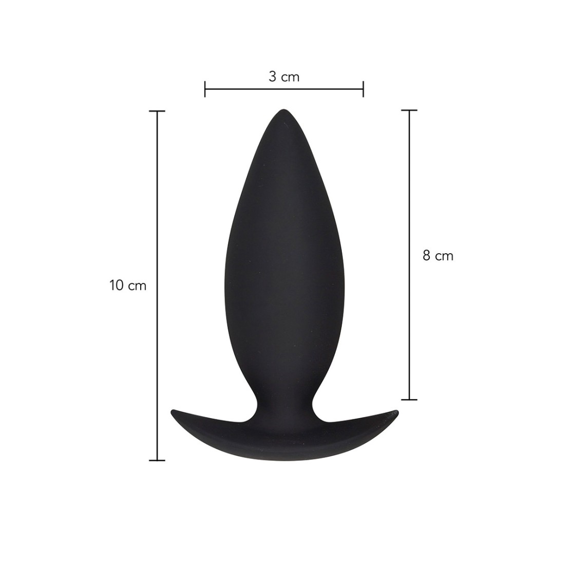TAPPO ANALE IN SILICONE SEX TOY MEDIA DIMENSIONE