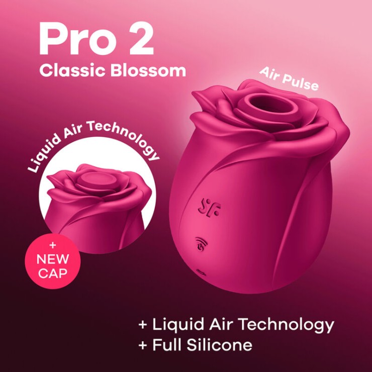 SUCCHIA CLITORIDE A FORMA DI ROSA CON NUOVA TESTINA PRO 2...