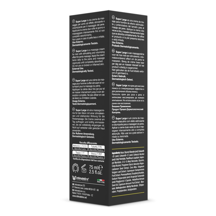 SUPER LARGE CREMA VOLUMIZZANTE PENE 75 ML 2