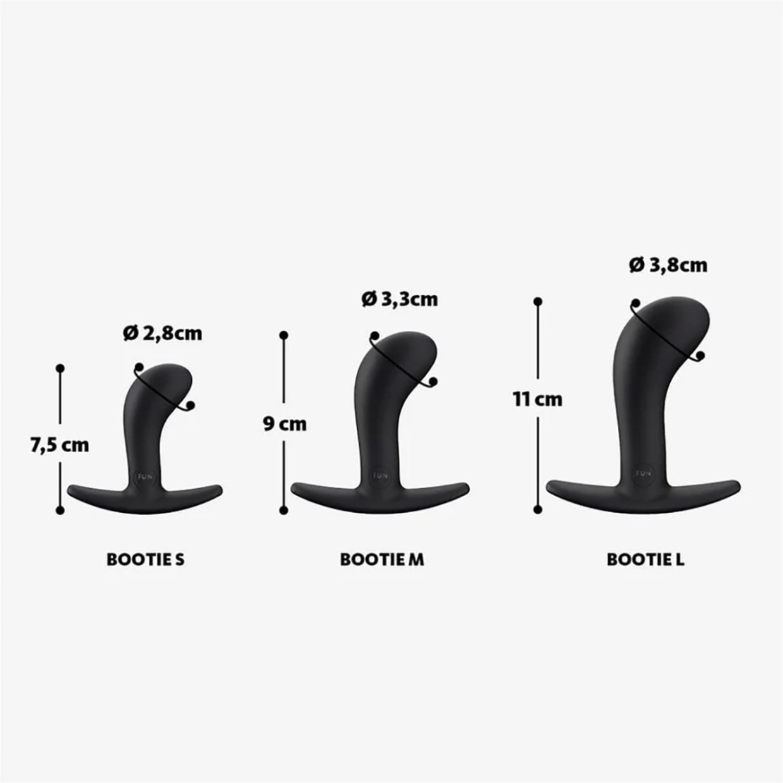 BOOTIE TAPPINO ANALE PICCOLO IN SILICONE VIOLA