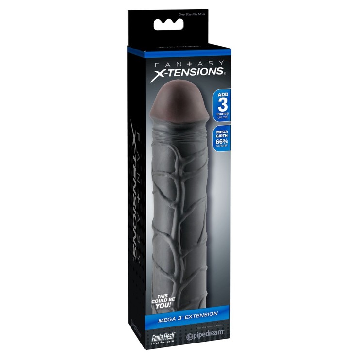PROLUNGA REALISTICA PER IL PENE SEX TOY X-TENSIONS MEGA 3...