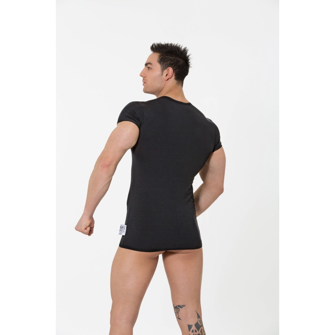 copy of MAGLIETTA INTIMA UOMO ELASTICIZZATA NERA