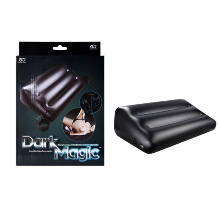 CUSCINO GONFIABILE SEXY A TRIANGOLO CON MANETTE IN PVC... 2
