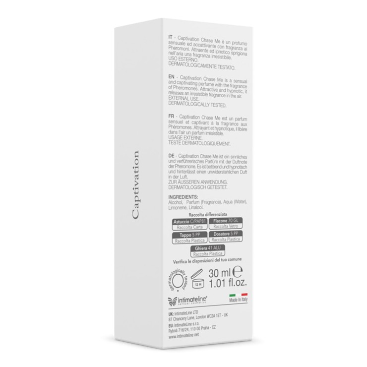 PROFUMO SEXY PER UOMO CON FEROMONI CAPTIVATION CHASE ME 2