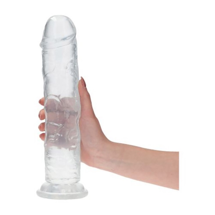DILDO TRASPARENTE REALISTICO ... CM FALLO CON VENTOSA 2