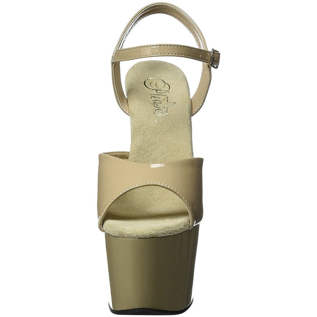 SANDALO SEXY PER DONNA COLOR CREMA TACCO 17-18...