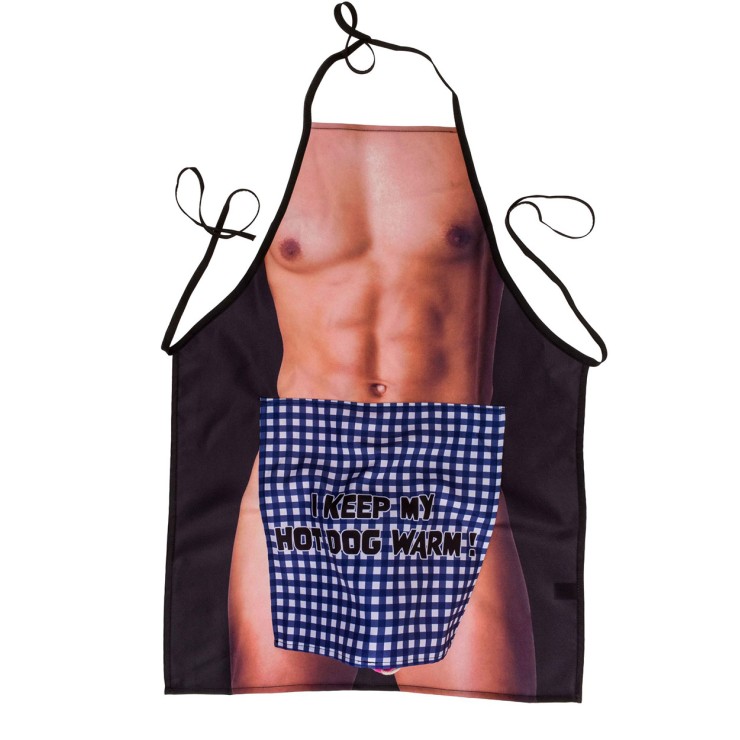GREMBIULE SEXY SCHERZOSO PER UOMO CON PENE IN PELUCHES... 2