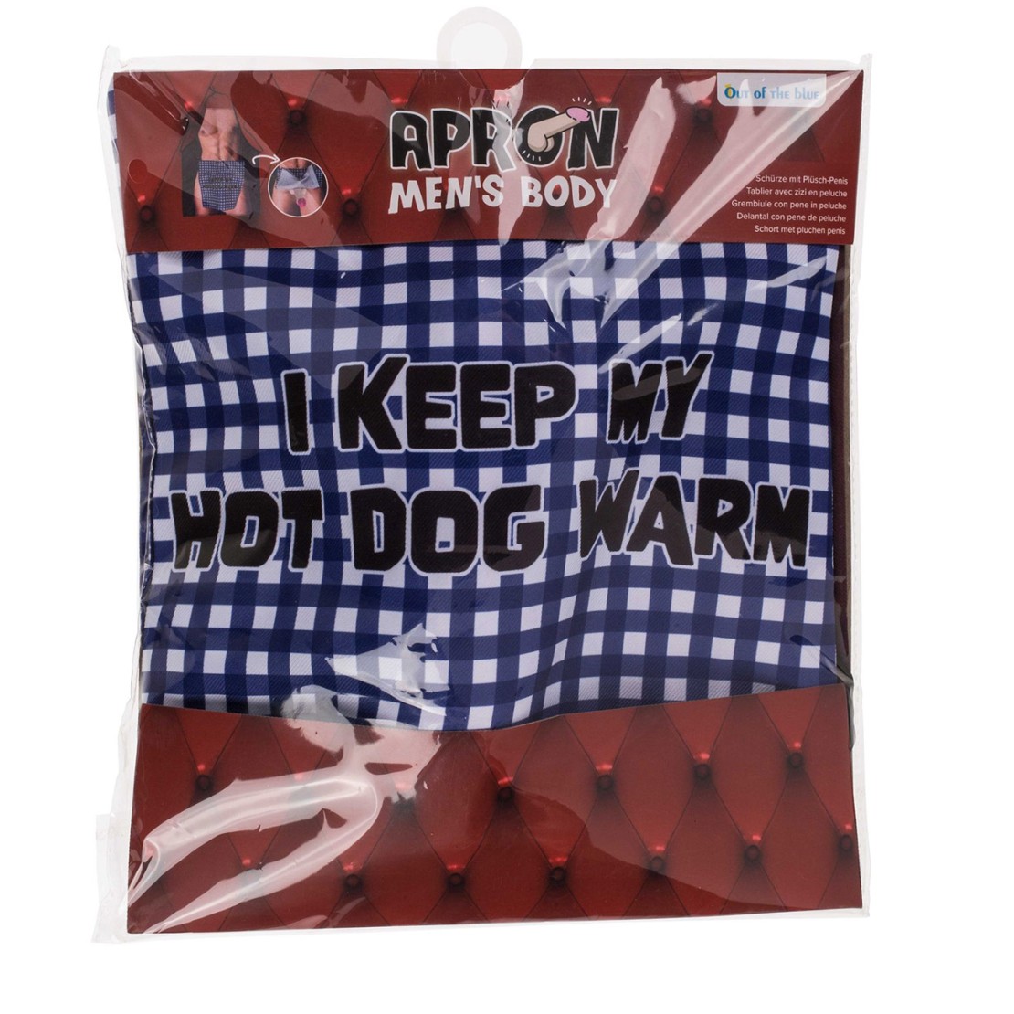 GREMBIULE SEXY SCHERZOSO PER UOMO CON PENE IN...