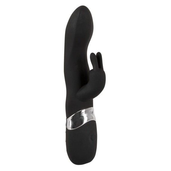 SEX TOY RABBIT BLACKY CON CARICABATTERIE IN SILICONE 7 VIBRAZIONI