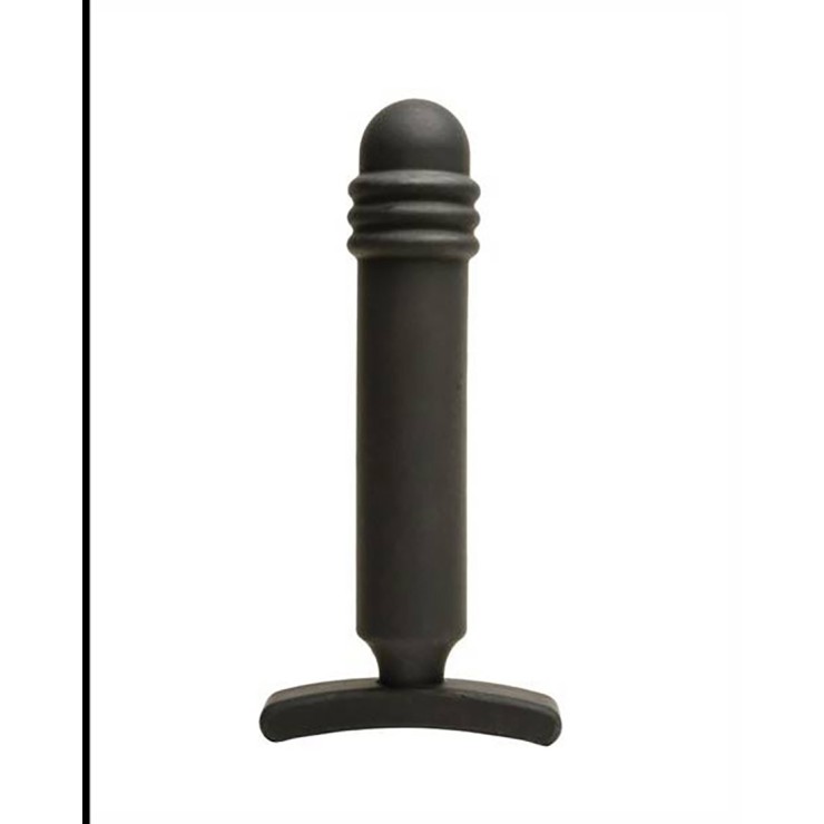 TAPPO ANALE SEXY IN SILICONE 10 INCH 25 CM PISTON PLUG NERO 2