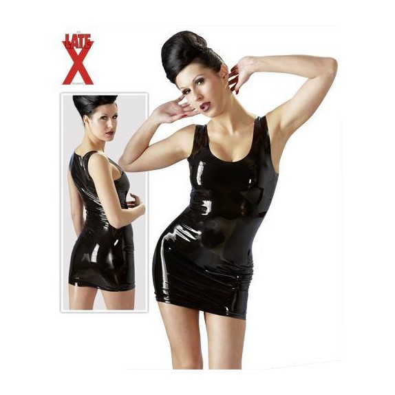 VESTITO A TUBINO SEXY PER DONNA IN LATEX