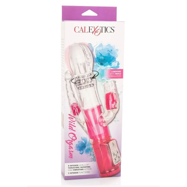 SEXY TOY VIBRATORE RABBIT TRIPLA STIMOLAZIONE WILD ORGASM