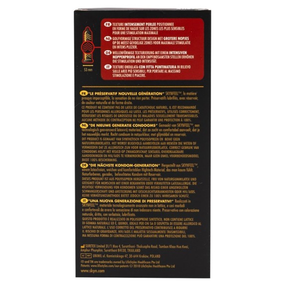 PROFILATTICI INTENSE FEEL SOTTILI SENZA LATTICE SKYN