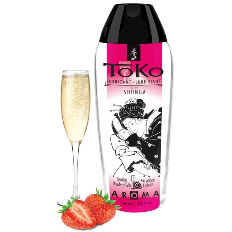 LUBRIFICANTE INTIMO COMMESTIBILE ALLA FRAGOLA TOKO SHUNGA...