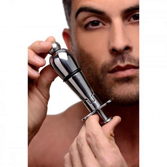 CINTURA DI CASTITA' ANALE IN ACCIAIO SEX TOY UNISEX