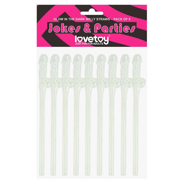 CANNUCCE A FORMA DI PISELLO ROBUSTE GADGET GLOW IN THE DARK