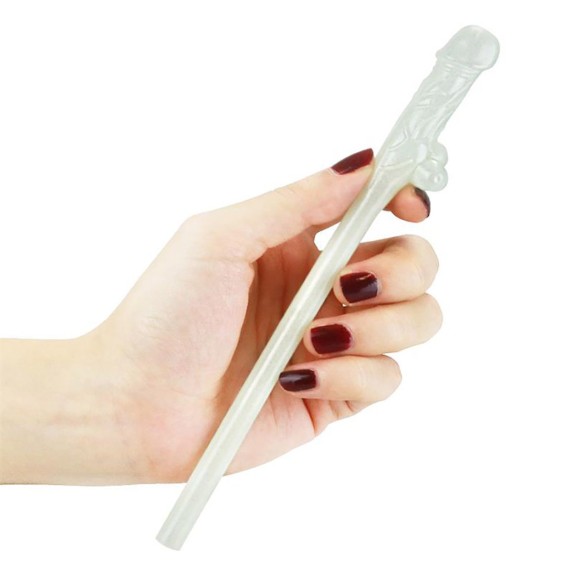 CANNUCCE A FORMA DI PISELLO ROBUSTE GADGET GLOW IN THE DARK 9 PEZZI