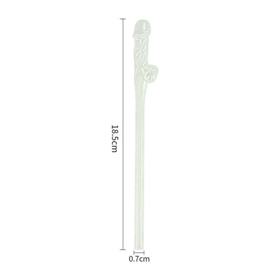 CANNUCCE A FORMA DI PISELLO ROBUSTE GADGET GLOW IN THE DARK 9 PEZZI
