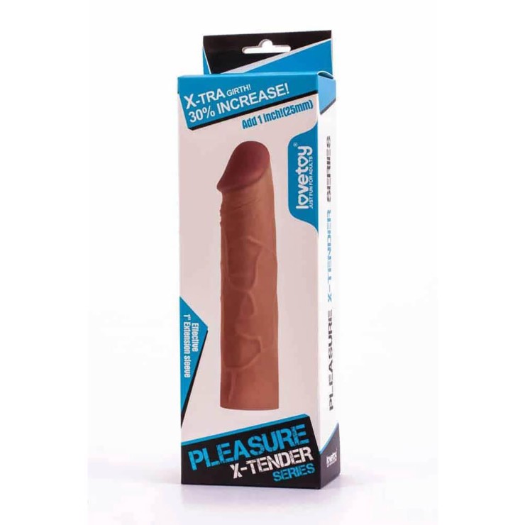 PROLUNGA FALLICA PER PENE SEX TOY CM. 17