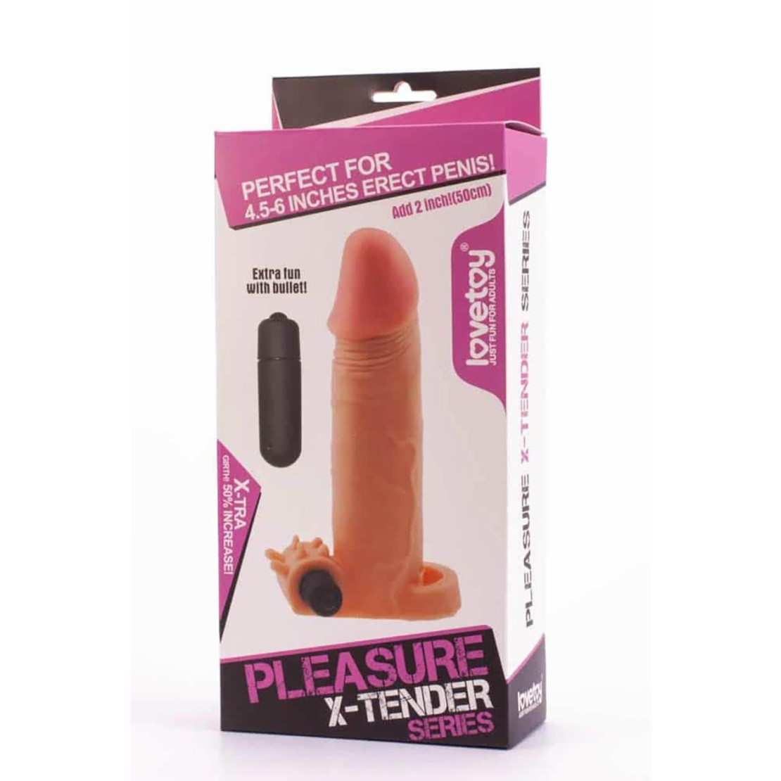 PROLUNGA PER PENE CON STIMOLAZIONE CLITORIDEA...