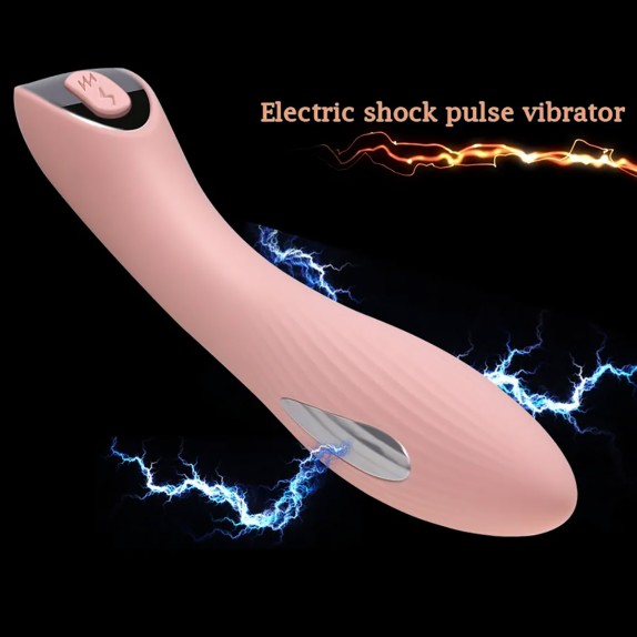 VIBRATORE VAGINALE CON SCOSSE SEX TOY RICARICABILE