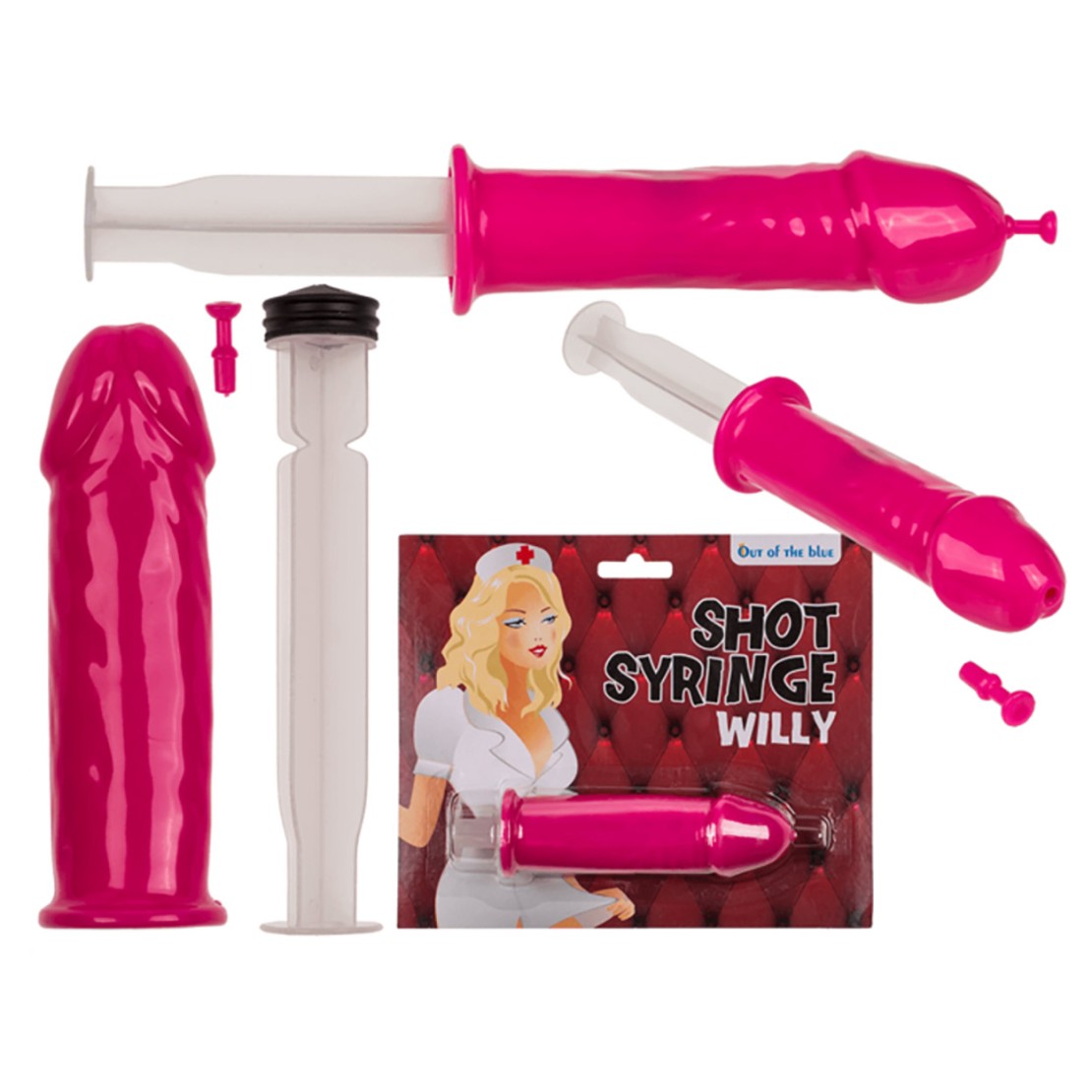 SIRINGA SEXY A FORMA DI PENE CHE SPRUZZA GADGET...