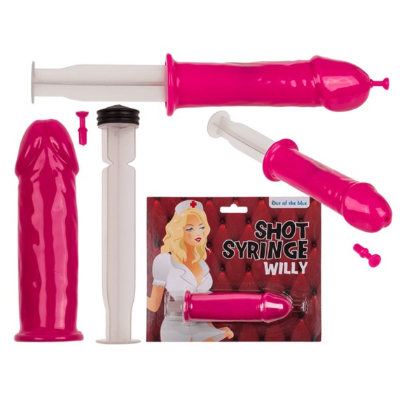 SIRINGA SEXY A FORMA DI PENE CHE SPRUZZA GADGET SCHERZOSO