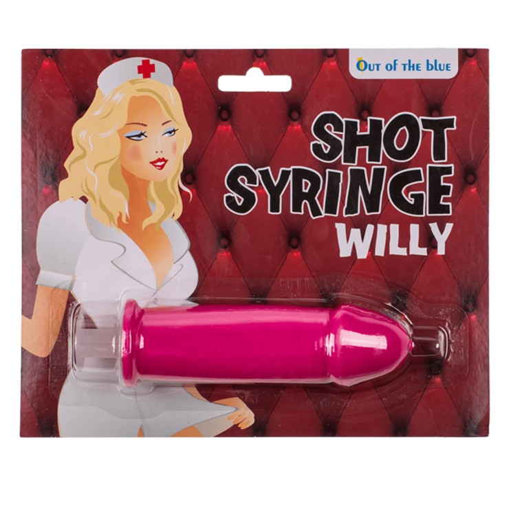 SIRINGA SEXY A FORMA DI PENE CHE SPRUZZA GADGET SCHERZOSO
