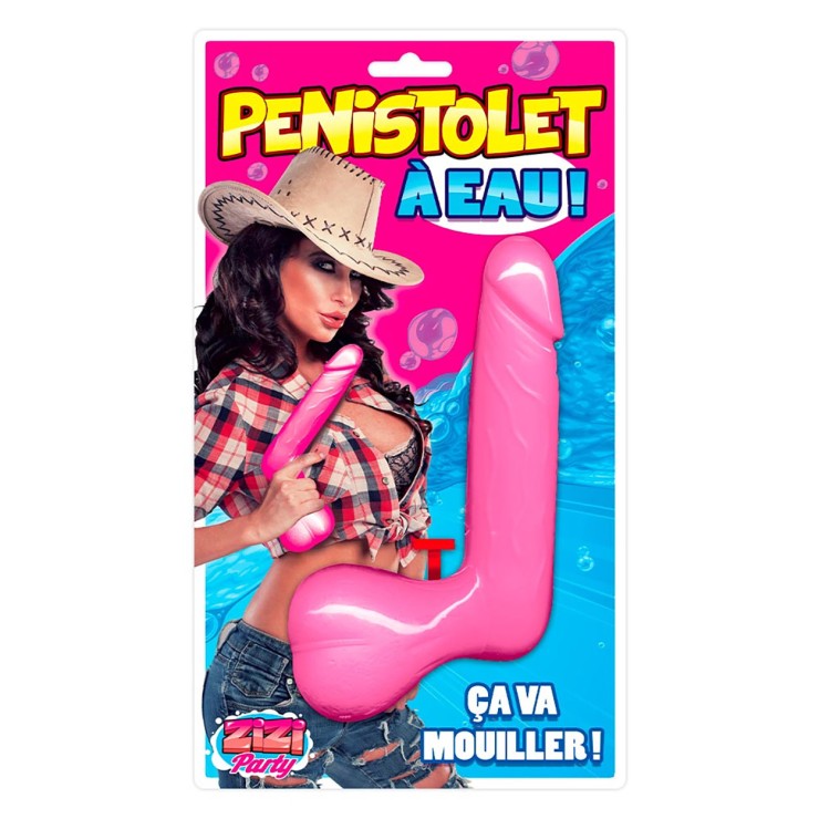 PISTOLA AD ACQUA A FORMA DI PENE ROSA GADGET SCHERZOSO...