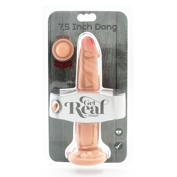 FALLO REALISTICO MORBIDO VENTOSA SEX TOY CM. 19