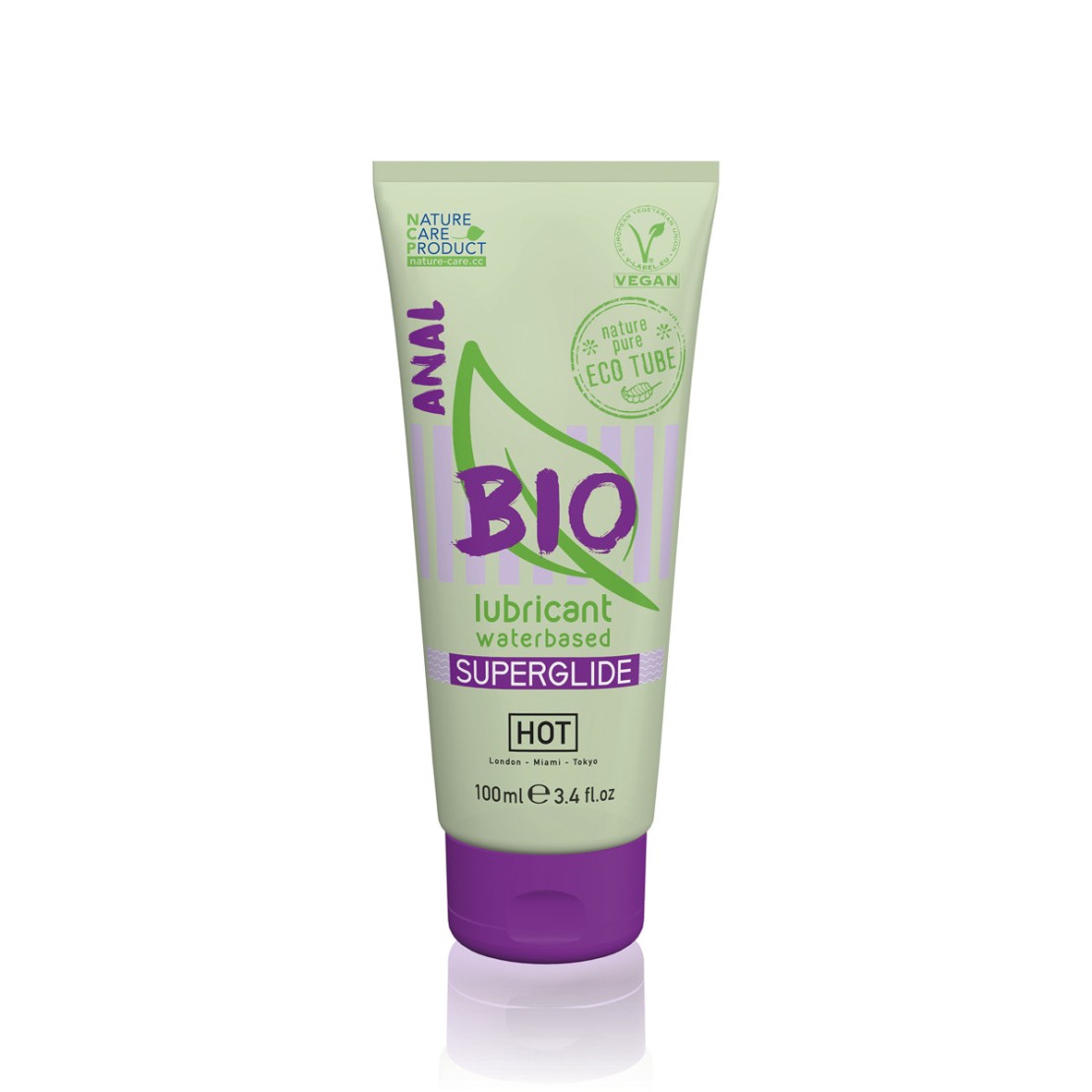 LUBRIFICANTE GEL ANALE A BASE D'ACQUA BIO-VEGANO