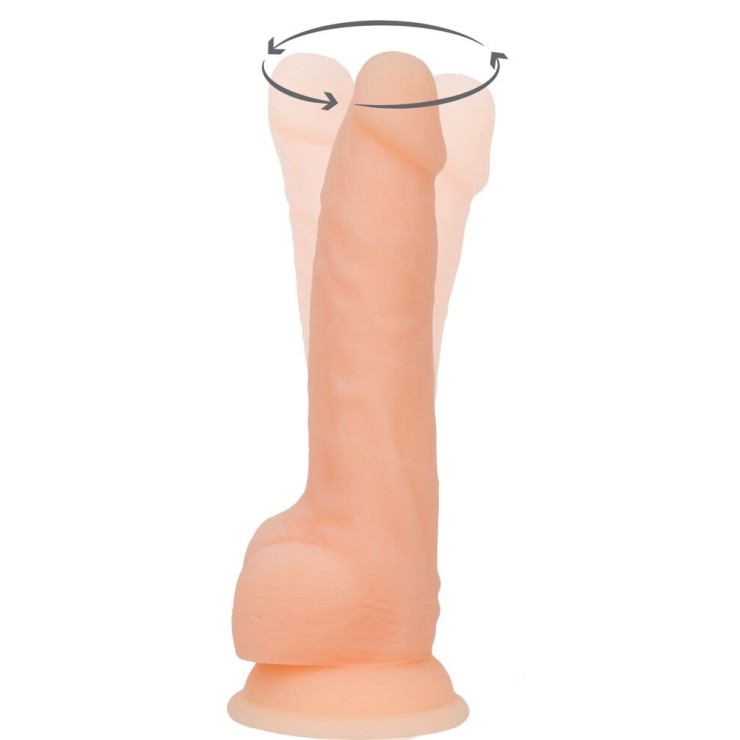 VIBRATORE REALISTICO ROTANTE SEX TOY CM. 20 NAKED 2