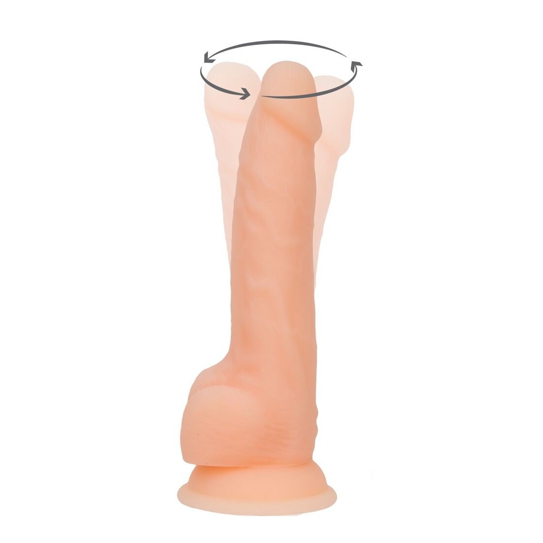 VIBRATORE REALISTICO ROTANTE SEX TOY CM. 20