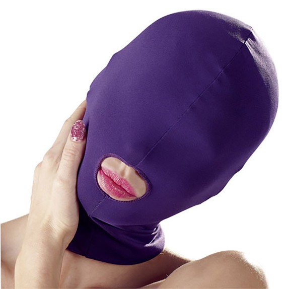 CAPPUCCIO ELASTICIZZATO SEX TOY CON APERTURA SULLA BOCCA