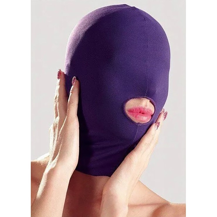 CAPPUCCIO ELASTICIZZATO SEX TOY CON APERTURA SULLA BOCCA 2