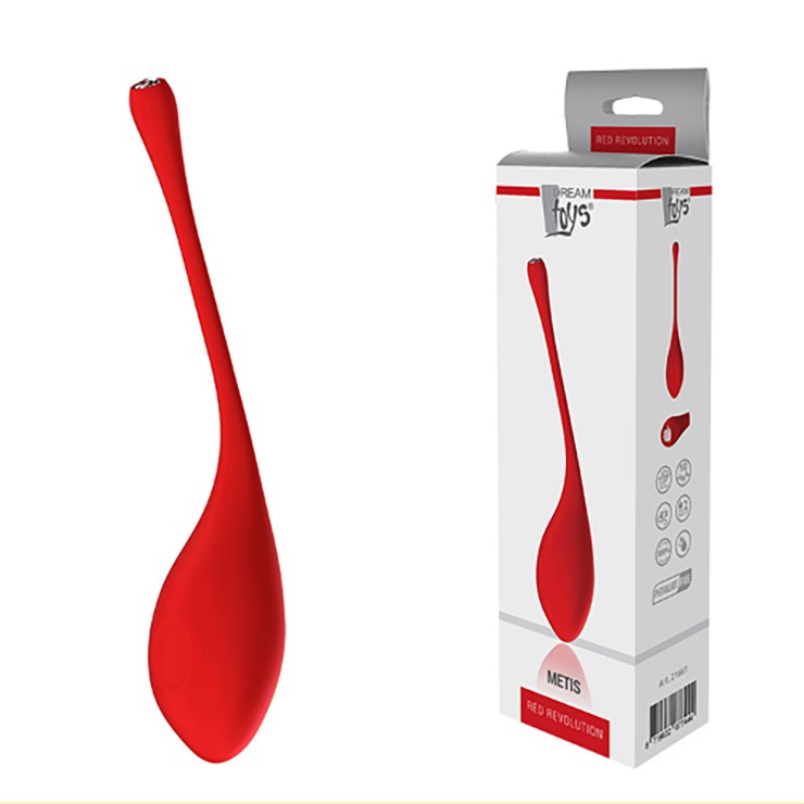 METIS RED REVOLUTION OVETTO VAGINALE SEX TOY CON GIOIELLO