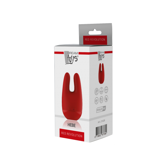 RED REVOLUTION HEBE VIBRATORE SEX TOY PER CLITORIDE E CAPEZZOLI