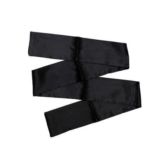 BENDA PER OCCHI NERA ANNODABILE BLINDDOEK