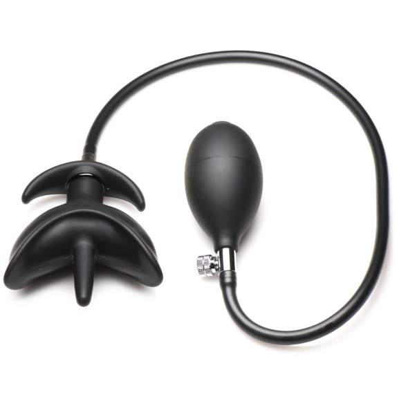 PLUG DIVARICATORE ANALE GONFIABILE CON POMPETTA MANUALE MASTER SERIES